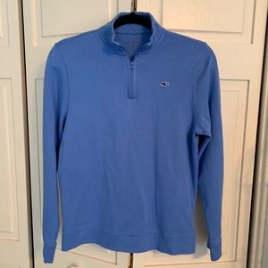 Vineyard Vines Kids Youth XL Light Blue 1/4 Zip Shep Shirt Pullover Sweatshirt